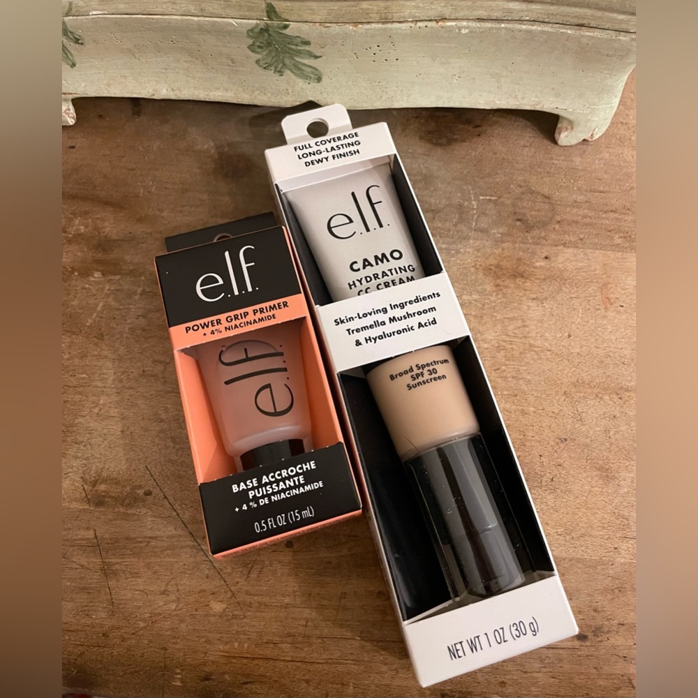 ELF Camo Hydrating CC Cream and Power Grip Primer
